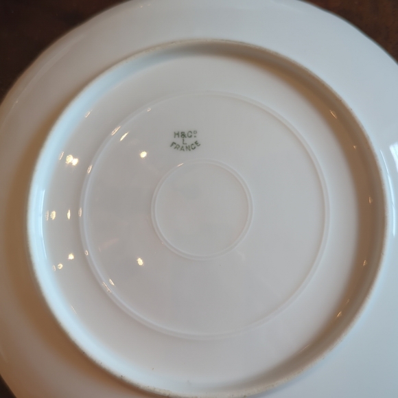 Set 4 Antique hand painted H&C France decorative plates 8.5" excellent conditio - Picture 2 of 11